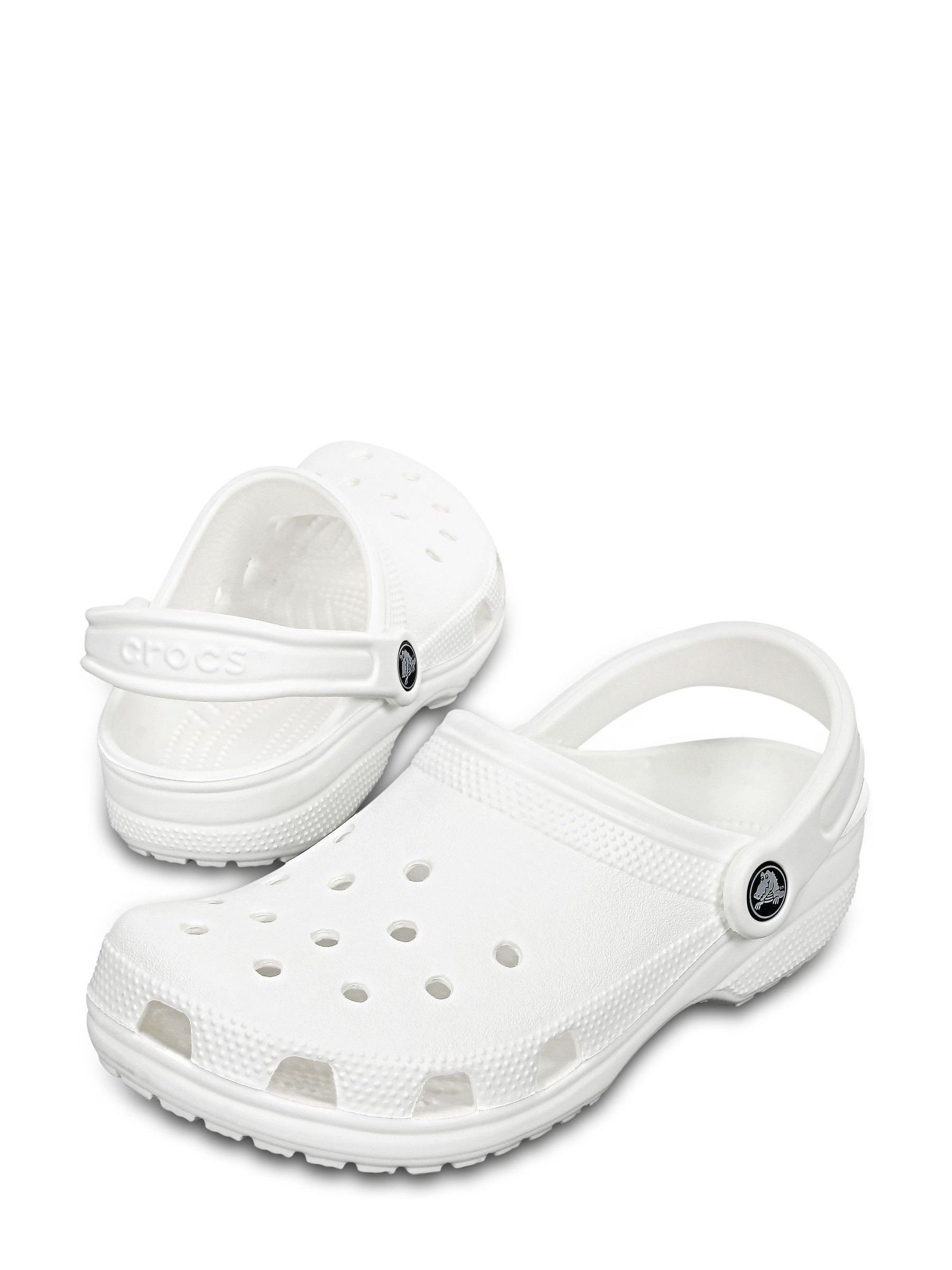 Buy Crocs White Adults Classic Clogs from Next Luxembourg
