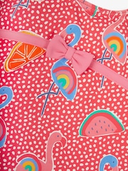 JoJo Maman Bébé Pink Flamingo No Nappy Swimsuit - Image 3 of 3