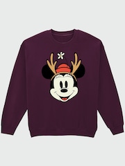 Brands In Red Disney Minnie Mouse Family Christmas Sweatshirt - Image 2 of 4