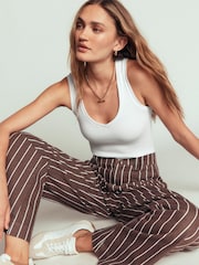 Boden White Annie Essential V-Neck Vest - Image 1 of 5
