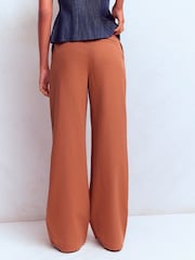 Boden Brown Mayfair Pleat Detail Trousers - Image 3 of 7