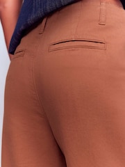 Boden Brown Mayfair Pleat Detail Trousers - Image 5 of 7