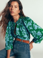 Boden Green Ara Jersey Shirt - Image 1 of 6