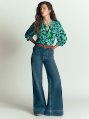 Boden Green Ara Jersey Shirt - Image 4 of 6