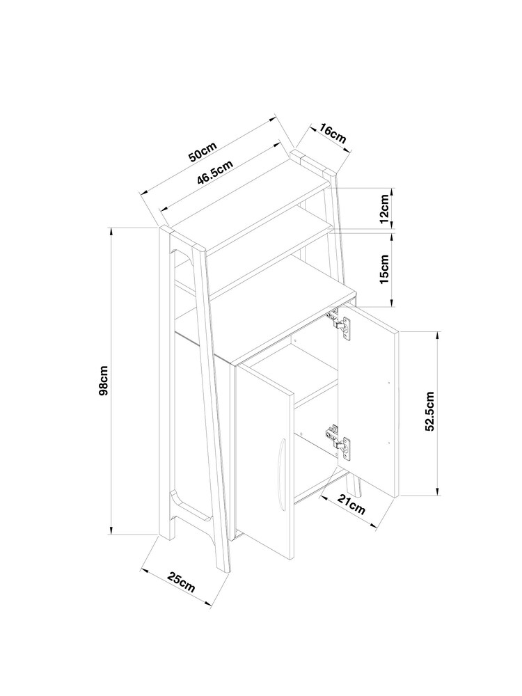 Natural Jackson Storage Console - Image 10 of 10 Natural Jackson Storage Console - Image 10 of 10