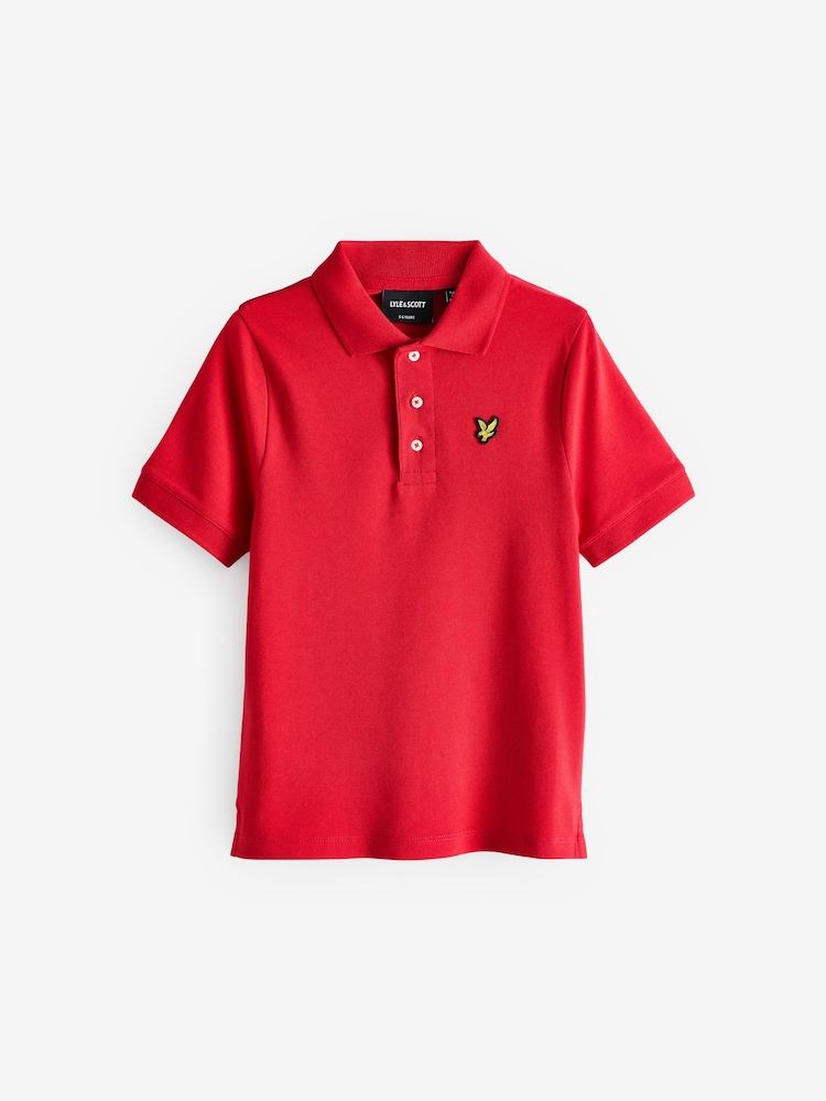 Lyle & Scott Gala Red Boys Classic Polo Shirt - Image 1 of 4
