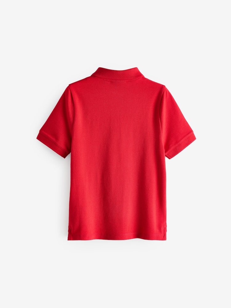 Lyle & Scott Gala Red Boys Classic Polo Shirt - Image 2 of 4