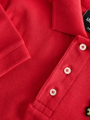 Lyle & Scott Gala Red Boys Classic Polo Shirt - Image 3 of 4