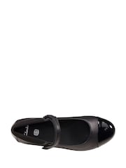 Clarks Black Scala Gem Leather Mary Jane Shoes - Image 5 of 6
