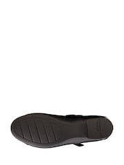 Clarks Black Scala Gem Leather Mary Jane Shoes - Image 6 of 6