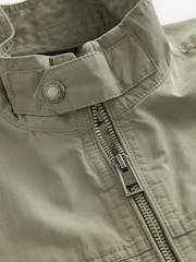 Sage Green Shower Resistant Utility Shacket - Image 10 of 13