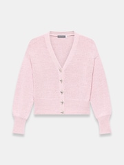 Mint Velvet Pink Cotton Blend Cardigan - Image 6 of 7