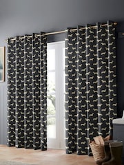 Emily Bond Grey 100% Cotton Peggy Made to Measure Curtains - Image 2 of 9
