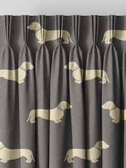 Emily Bond Grey 100% Cotton Peggy Made to Measure Curtains - Image 5 of 9