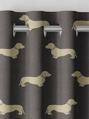 Emily Bond Grey 100% Cotton Peggy Made to Measure Curtains - Image 7 of 9