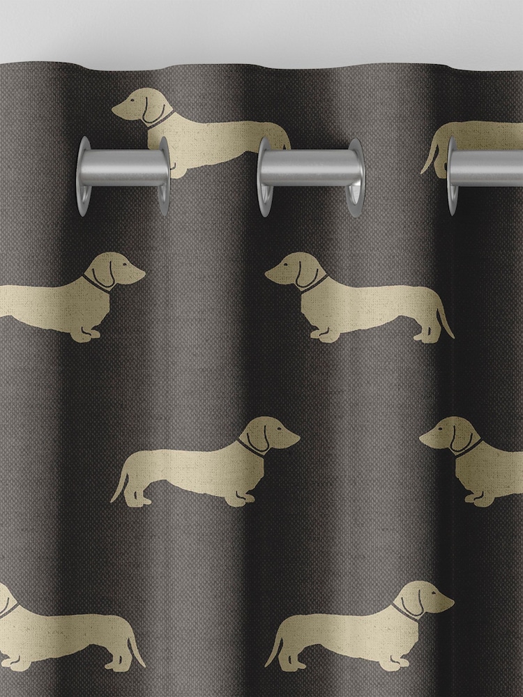 Emily Bond Grey 100% Cotton Peggy Made to Measure Curtains - Image 7 of 9