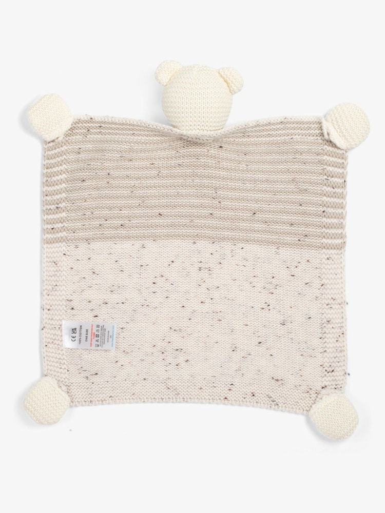 The Little Tailor Natural Baby 100% Cotton Toy Comforter - Image 2 of 4