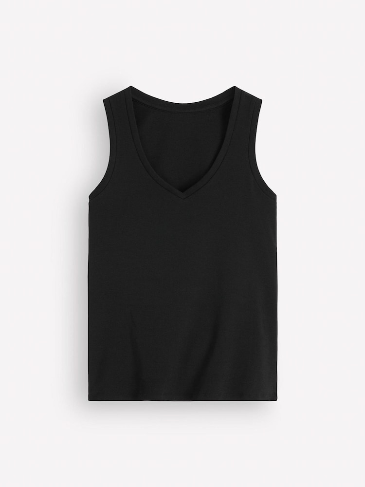 Boden Black Annie Essential V-Neck Vest - Image 5 of 5 Boden Black Annie Essential V-Neck Vest - Image 5 of 5