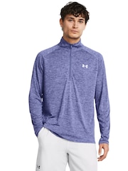 Under Armour Blue Tech 2.0 1/2 Zip Top - Image 1 of 2