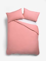 Pink Rose Cotton Rich Duvet Cover and Pillowcase Set - Image 8 of 8