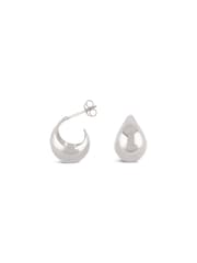Dinny Hall Silver Scoop Small Hoops - Image 2 of 3