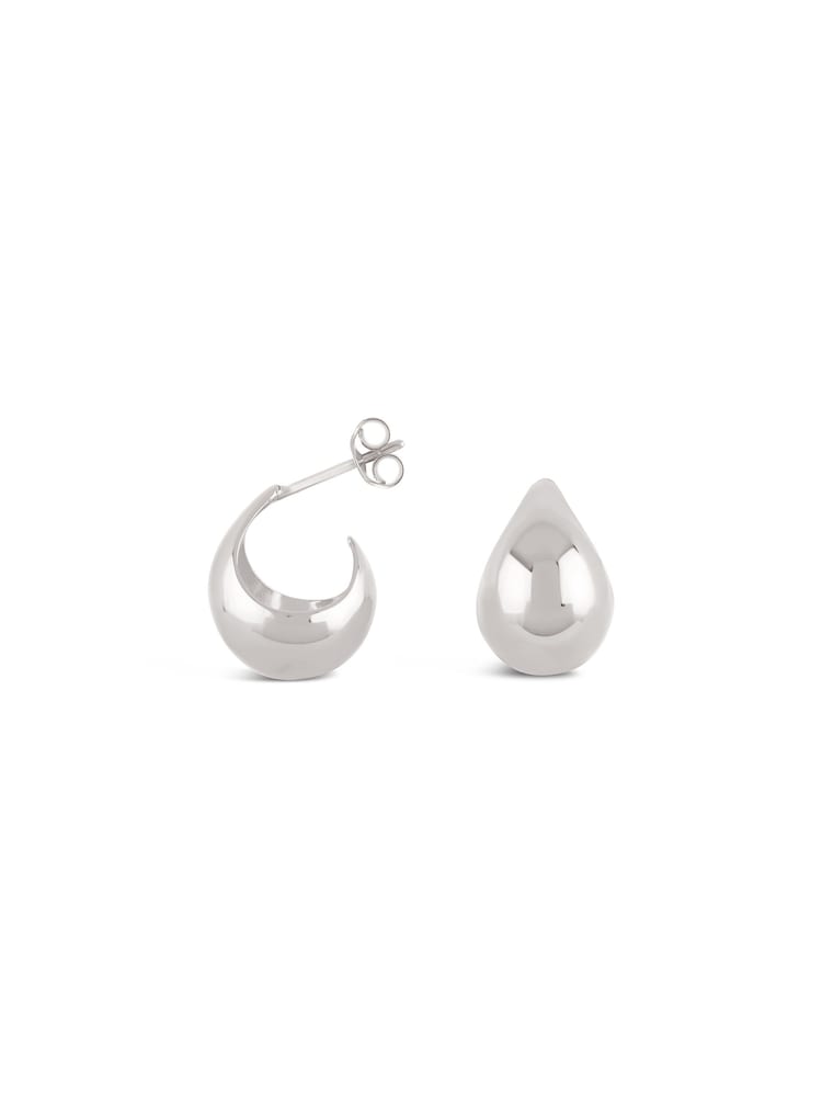 Dinny Hall Silver Scoop Small Hoops - Image 2 of 3 Dinny Hall Silver Scoop Small Hoops - Image 2 of 3