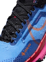 Nike Blue React Pegasus Trail 4 Goretex Waterproof Trail Running Trainers - Image 10 of 12