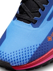 Nike Blue React Pegasus Trail 4 Goretex Waterproof Trail Running Trainers - Image 9 of 12