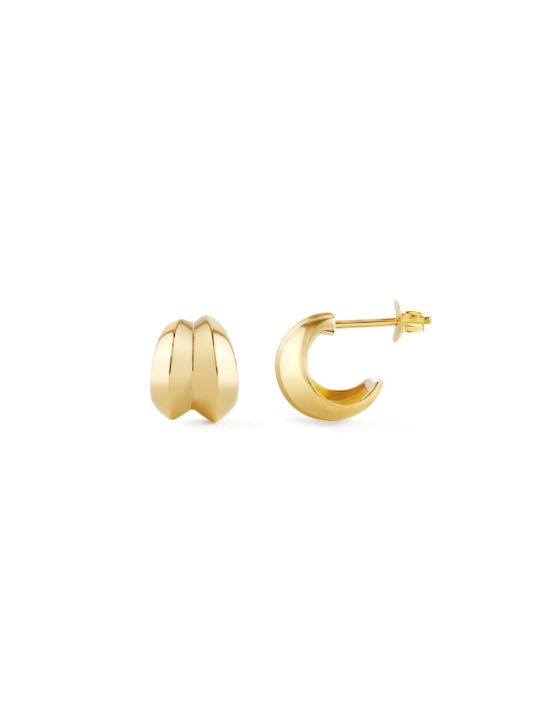 Dinny Hall Gold Iceni Small Warrior Hoops - Image 1 of 4