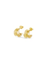 Dinny Hall Gold Iceni Small Warrior Hoops - Image 2 of 4