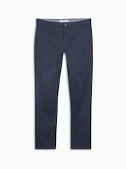 Navy Blue Slim Fit Stretch Chinos Trousers - Image 5 of 5