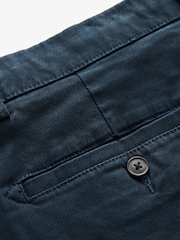 Navy Blue Belted Chino Shorts - Image 6 of 8