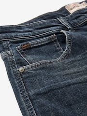 Blau und Grau - Bequeme Passform - Denim-Jeans mit Vintage-Waschung - Bild 8 von 10
