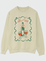 Brands In Be Merry Christmas Fit 티셔츠 - 4의 이미지 2