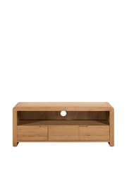 Julian Bowen Natural Kemble Curve TV Unit - Image 1 of 3
