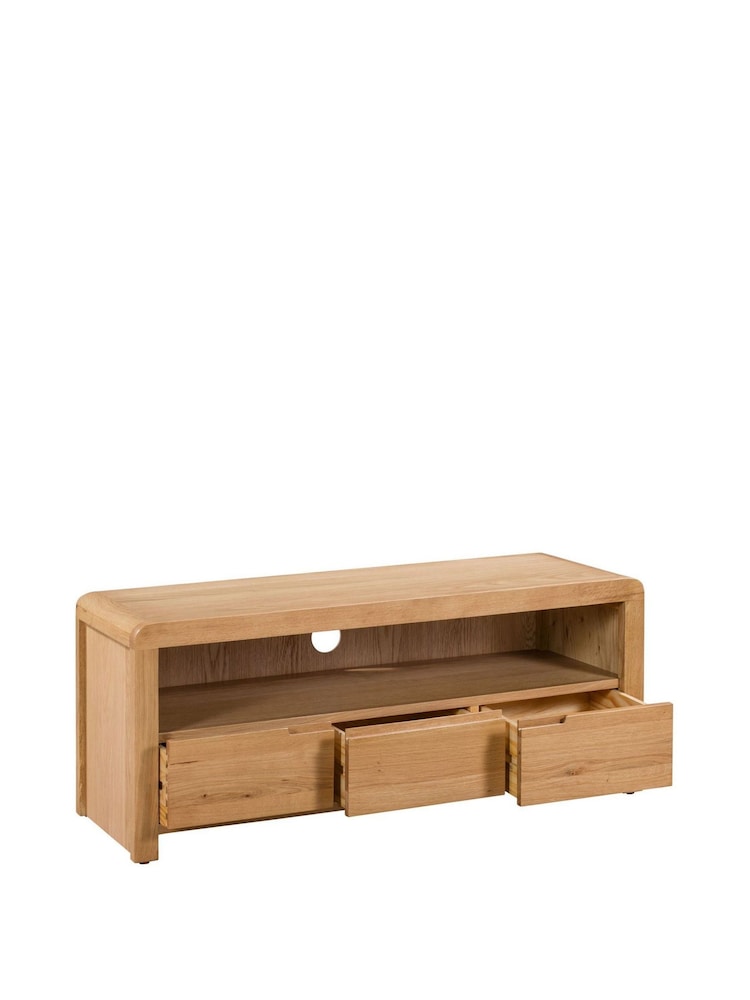 Julian Bowen Natural Kemble Curve TV Unit - Image 2 of 3