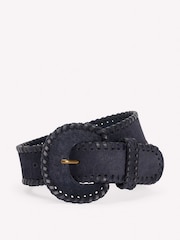Boden Blue Covered Whipstitch Belt - Image 2 of 3