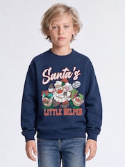 Rags & Rascals Mr Potato Head Santa's Helper Christmas Sweatshirt - صورة 1 من 4