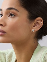 Dinny Hall Silver My World North Star Studs - Image 2 of 4