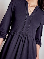 Boden Blue Naomi Long Sleeve Dress - Image 2 of 5