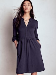 Boden Blue Naomi Long Sleeve Dress - Image 4 of 5