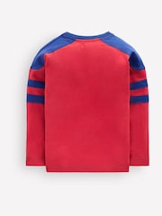 Boden Red Colour Block T-Shirt - Image 2 of 3