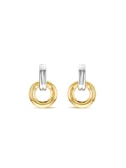 Dinny Hall Silver Iceni Chariot Link Drop Hoops - Image 2 of 3