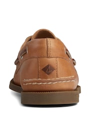 Sperry Brown Authentic Original Leather Boat Shoes - Image 5 of 6