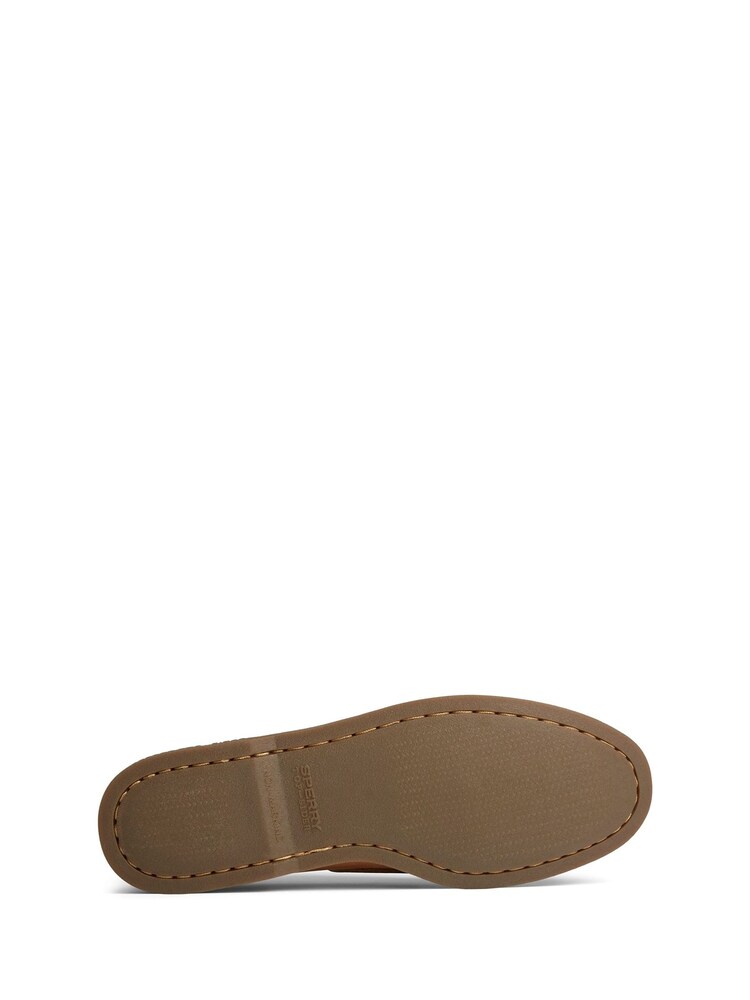 Sperry Brown Authentic Original Leather Boat Shoes - Image 6 of 6