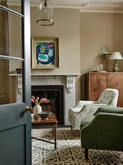 Nina Campbell Green Batik Check Rug - Image 5 of 9