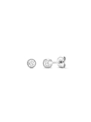 Dinny Hall White Solitaire Lab-Grown Diamond Studs - Image 1 of 3