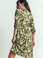 Boden Green Naomi Long Sleeve Dress - Image 3 of 6
