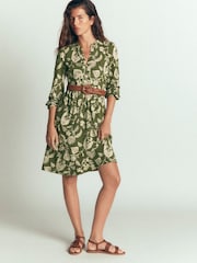 Boden Green Naomi Long Sleeve Dress - Image 4 of 6