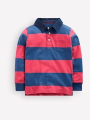 Boden Red Long Sleeve Smart Polo Shirt - Image 2 of 4
